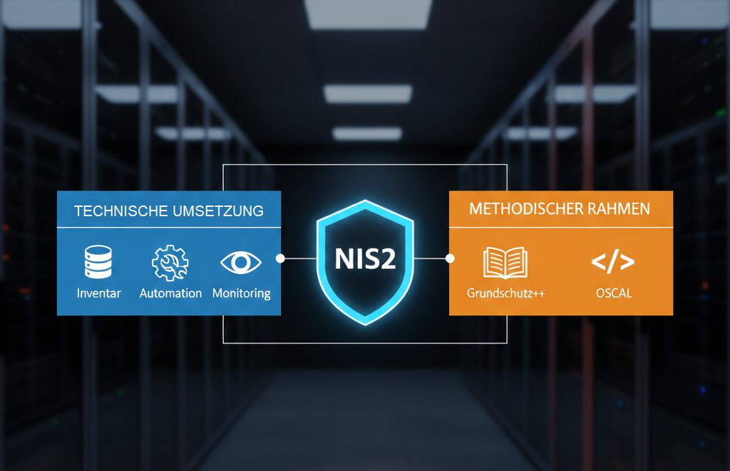 NIS2 Umsetzung: HITS Inventarmanager, Ansible Server-Setup und Checkmk Monitoring, BSI Grunschutz++ und Oscal
